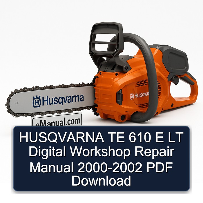 HUSQVARNA TE 610 E LT Digital Workshop Repair Manual 2000-2002 PDF Download