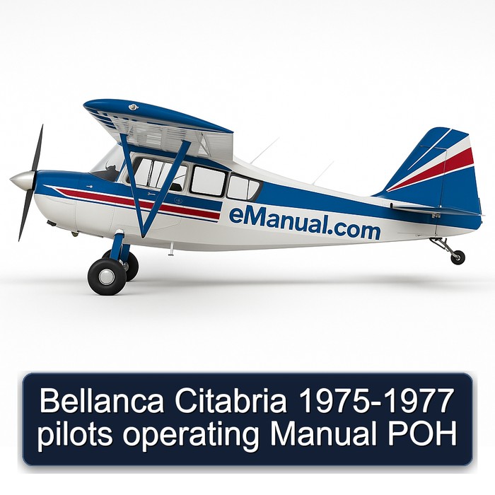 Bellanca Citabria 1975-1977 pilots operating Manual POH