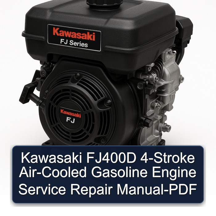 Kawasaki FJ400D 4-Stroke Air-Cooled Gasoline Engine Service Repair Manual-PDF