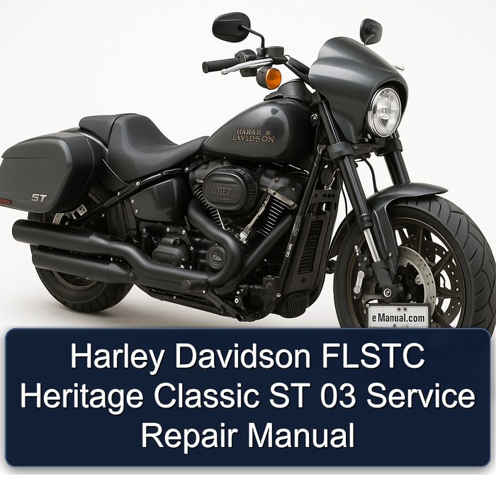 Harley Davidson FLSTC Heritage Classic ST 03 Service Repair Manual