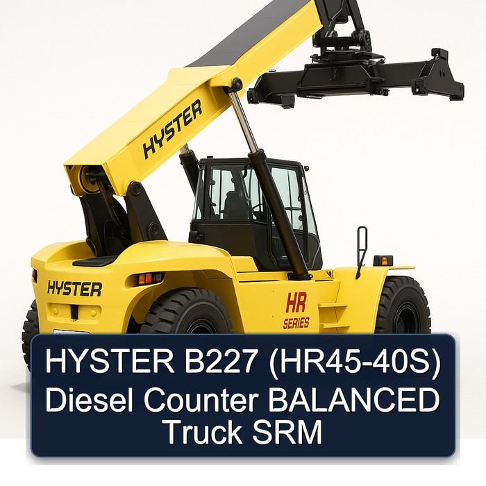 HYSTER B227 (HR45-40S) Diesel Counter BALANCED Truck SRM