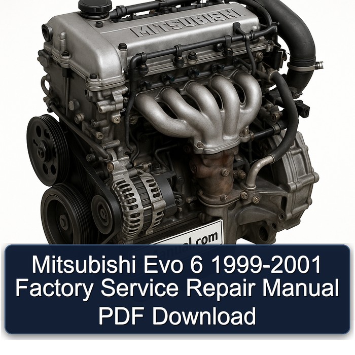 Mitsubishi Evo 6 1999-2001 Factory Service Repair Manual PDF Download