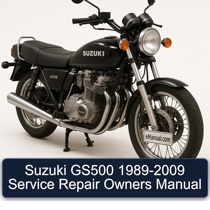 Suzuki GS500 1989-2009 Service Repair Owners Manual