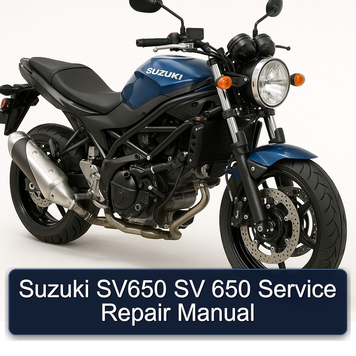 Suzuki SV650 SV 650 Service Repair Manual
