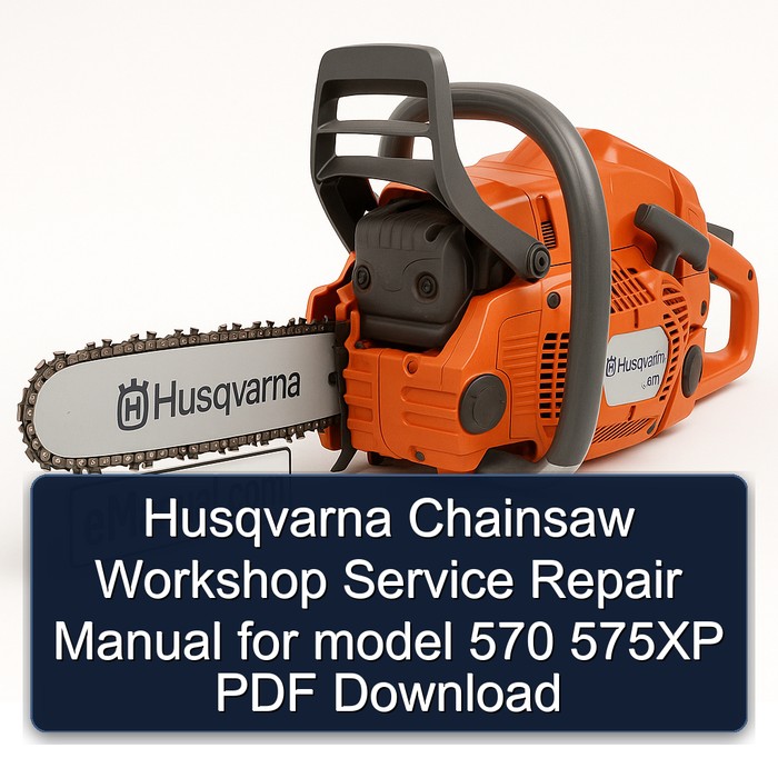 Husqvarna Chainsaw Workshop Service Repair Manual for model 570 575XP PDF Download