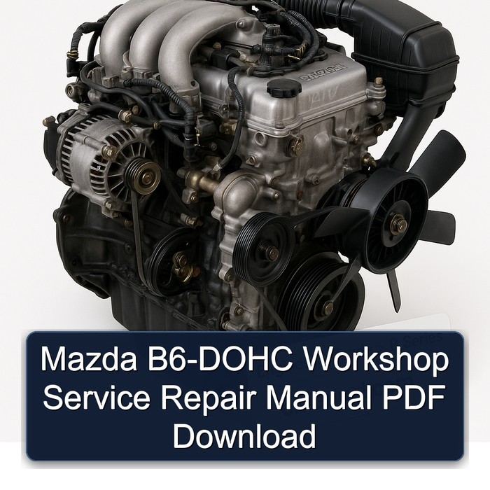 Mazda B6-DOHC Workshop Service Repair Manual PDF Download