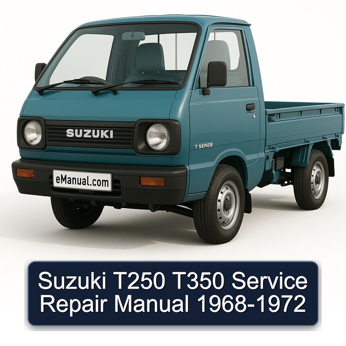 Suzuki T250 T350 Service Repair Manual 1968-1972