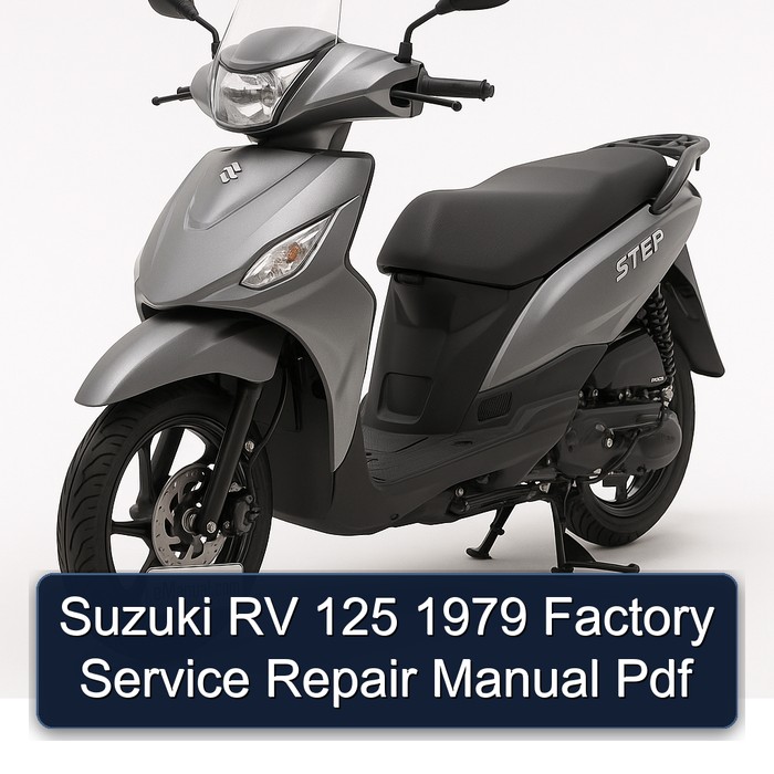 Suzuki RV 125 1979 Factory Service Repair Manual Pdf
