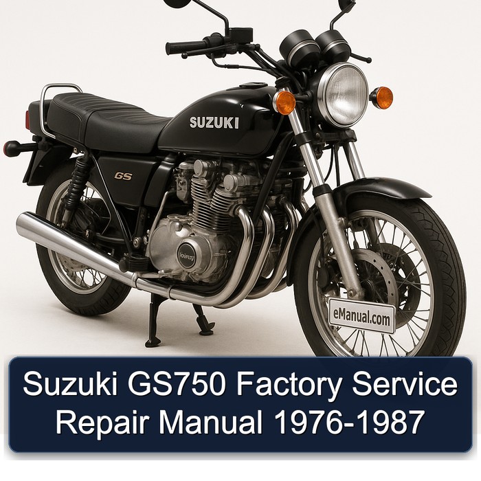 Suzuki GS750 Factory Service Repair Manual 1976-1987