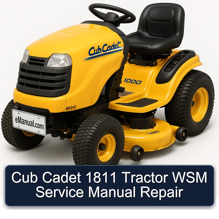 Cub Cadet 1811 Tractor WSM Service Manual Repair