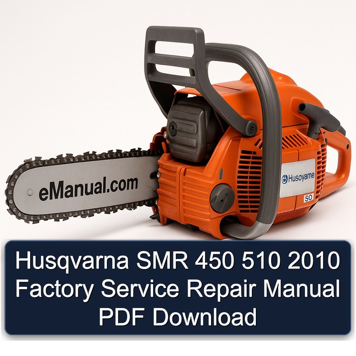 Husqvarna SMR 450 510 2010 Factory Service Repair Manual PDF Download