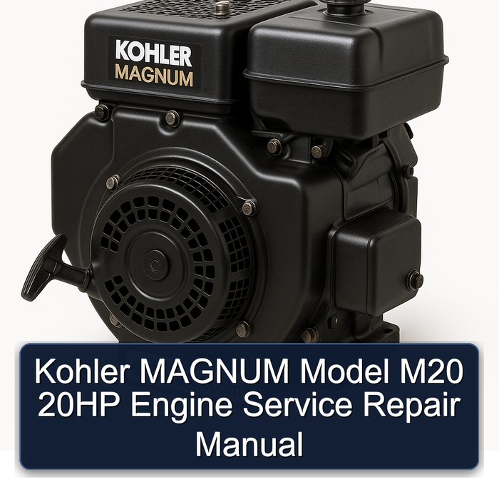 Kohler MAGNUM Model M20 20HP Engine Service Repair Manual