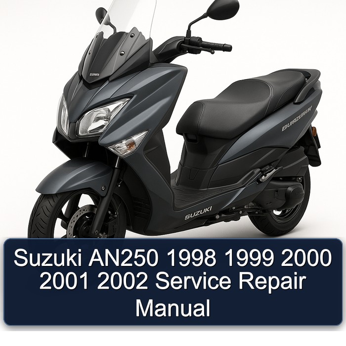 Suzuki AN250 1998 1999 2000 2001 2002 Service Repair Manual