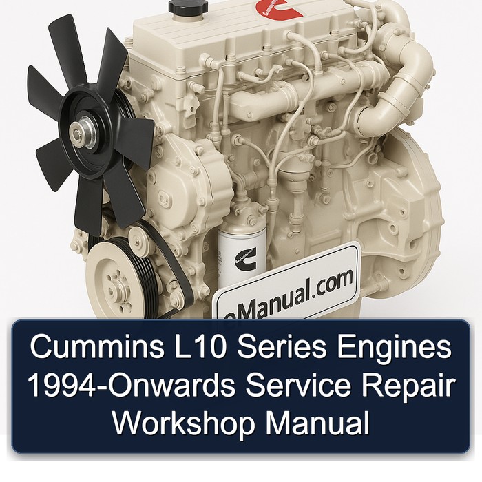 Cummins L10 Series Engines 1994-Onwards Service Repair Workshop Manual