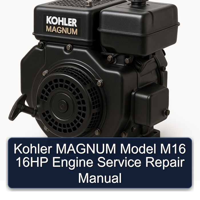 Kohler MAGNUM Model M16 16HP Engine Service Repair Manual