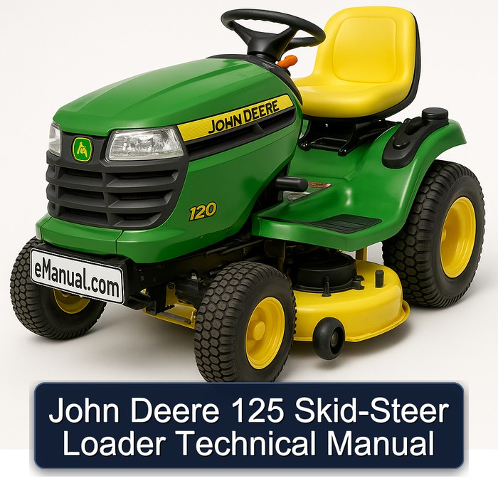 John Deere 125 Skid-Steer Loader Technical Manual
