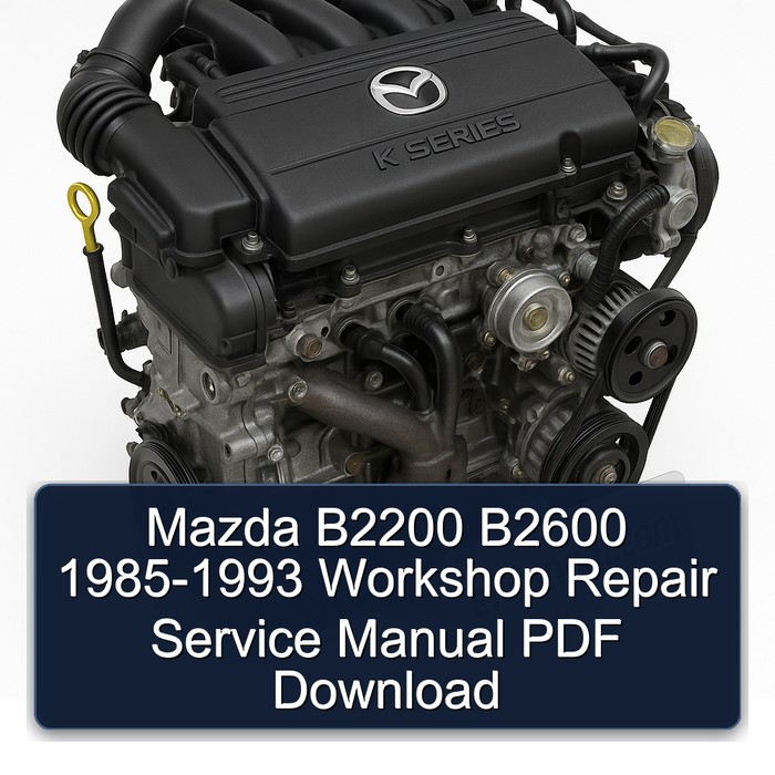 Mazda B2200 B2600 1985-1993 Workshop Repair Service Manual PDF Download