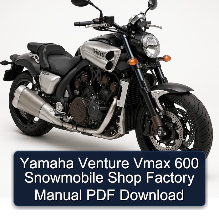 Yamaha Venture Vmax 600 Snowmobile Shop Factory Manual PDF Download