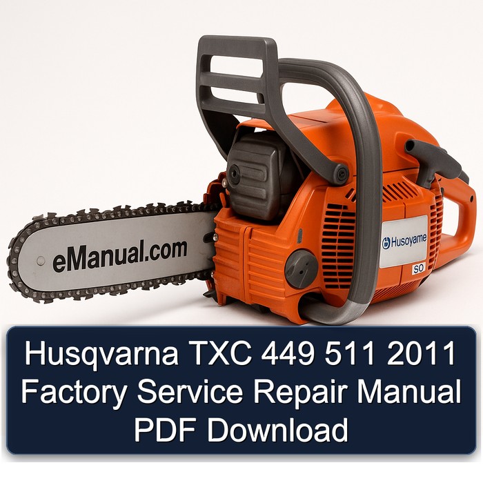 Husqvarna TXC 449 511 2011 Factory Service Repair Manual PDF Download