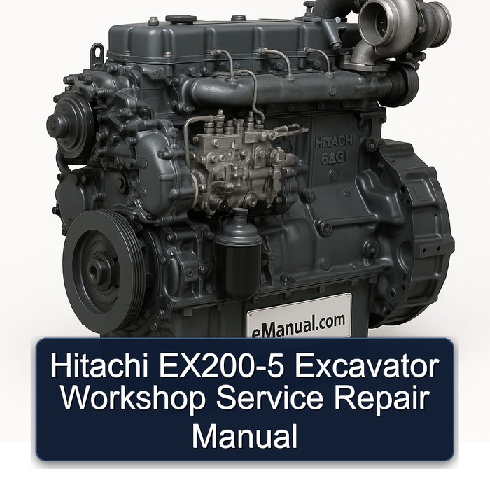 Hitachi EX200-5 Excavator Workshop Service Repair Manual