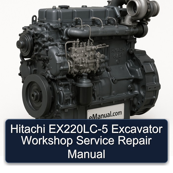 Hitachi EX220LC-5 Excavator Workshop Service Repair Manual