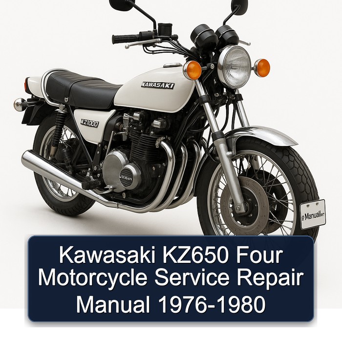 Kawasaki KZ650 Four Motorcycle Service Repair Manual 1976-1980