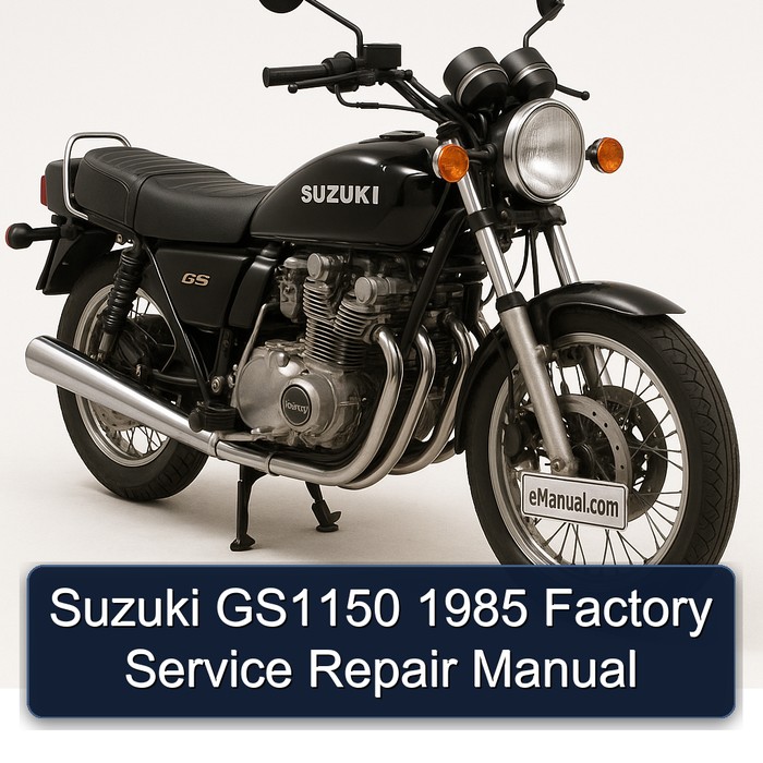 Suzuki GS1150 1985 Factory Service Repair Manual