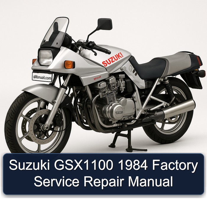 Suzuki GSX1100 1984 Factory Service Repair Manual