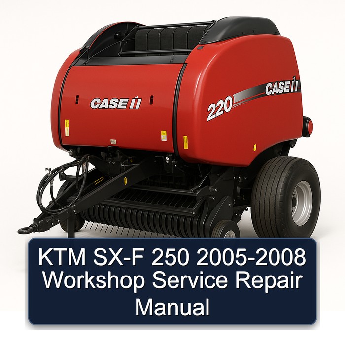 KTM SX-F 250 2005-2008 Workshop Service Repair Manual