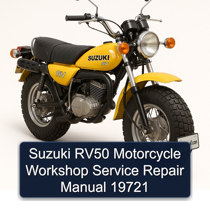 Suzuki RV50 Motorcycle Workshop Service Repair Manual 19721