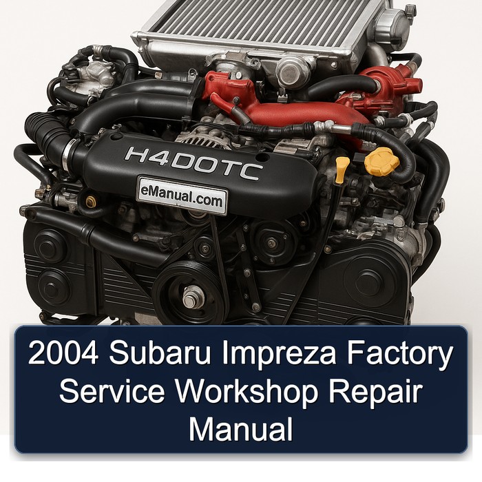 2004 Subaru Impreza Factory Service Workshop Repair Manual