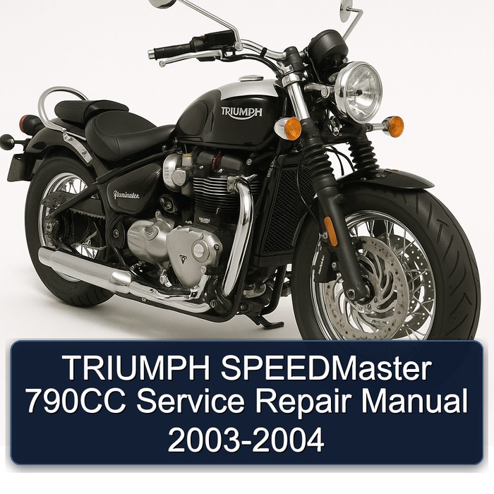 TRIUMPH SPEEDMaster 790CC Service Repair Manual 2003-2004