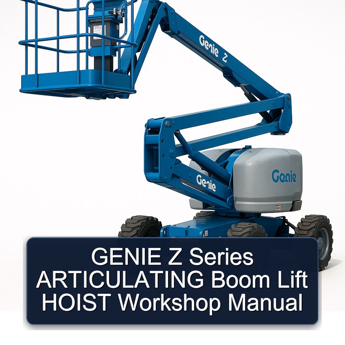 GENIE Z Series ARTICULATING Boom Lift HOIST Workshop Manual