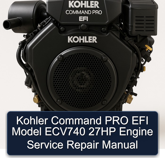 Kohler Command PRO EFI Model ECV740 27HP Engine Service Repair Manual