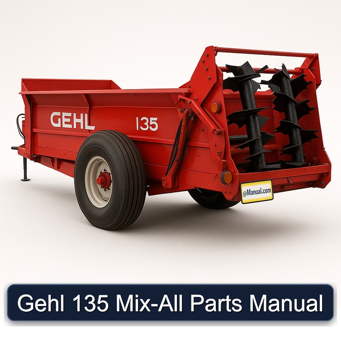 Gehl 135 Mix-All Parts Manual