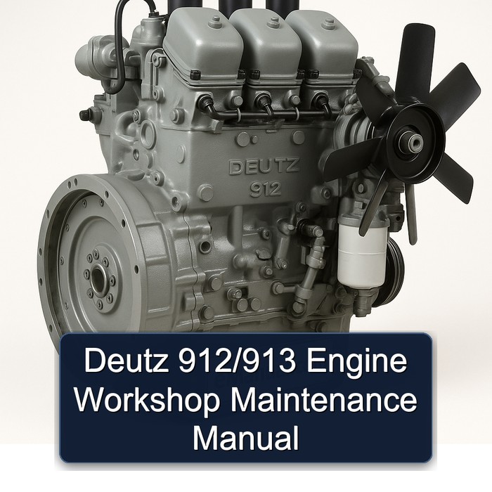 Deutz 912/913 Engine Workshop Maintenance Manual