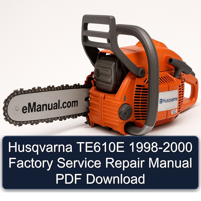 Husqvarna TE610E 1998-2000 Factory Service Repair Manual PDF Download