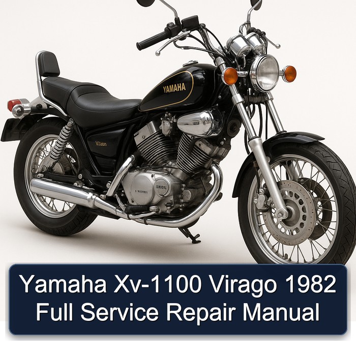 Yamaha Xv-1100 Virago 1982 Full Service Repair Manual
