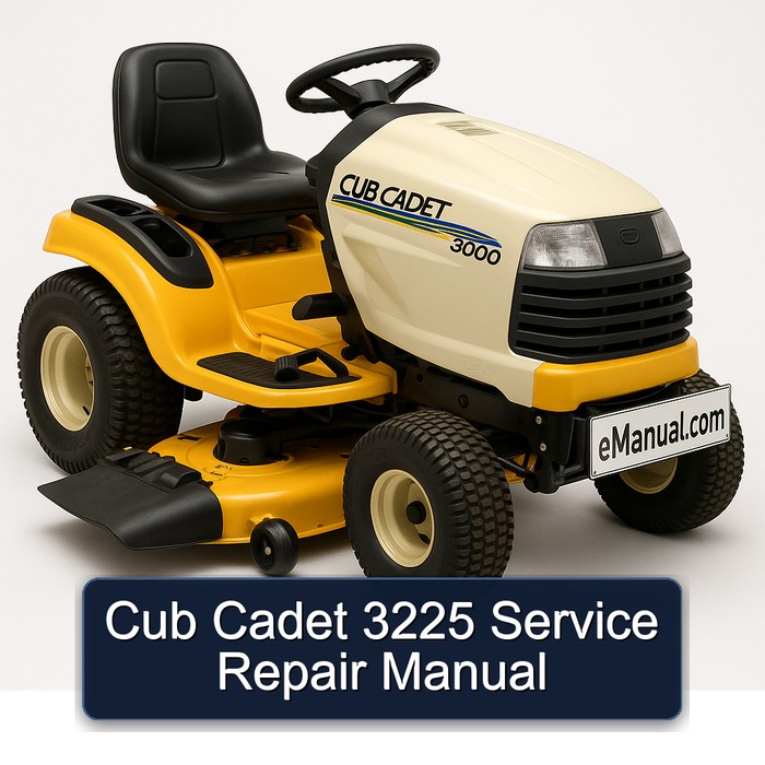 Cub Cadet 3225 Service Repair Manual