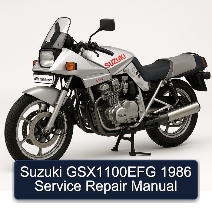 Suzuki GSX1100EFG 1986 Service Repair Manual