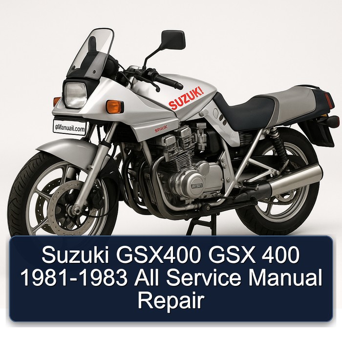 Suzuki GSX400 GSX 400 1981-1983 All Service Manual Repair