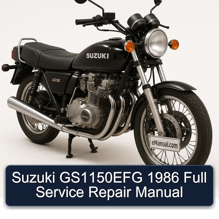 Suzuki GS1150EFG 1986 Full Service Repair Manual