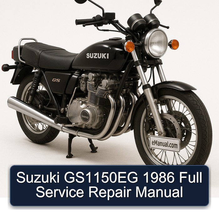 Suzuki GS1150EG 1986 Full Service Repair Manual