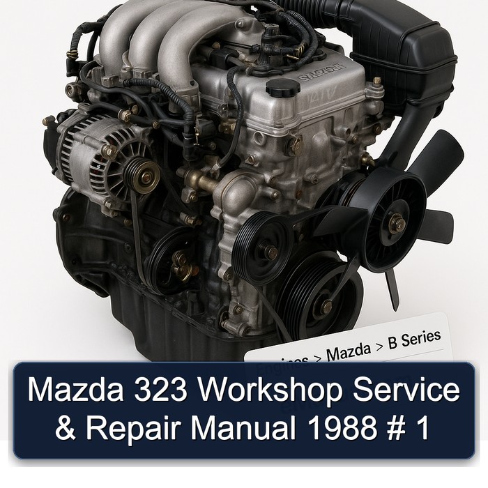 Mazda 323 Workshop Service & Repair Manual 1988 # 1