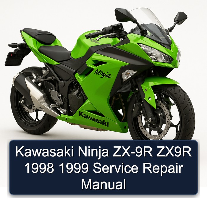 Kawasaki Ninja ZX-9R ZX9R 1998 1999 Service Repair Manual