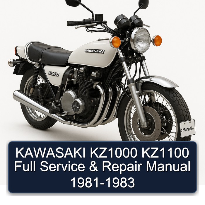 KAWASAKI KZ1000 KZ1100 Full Service & Repair Manual 1981-1983