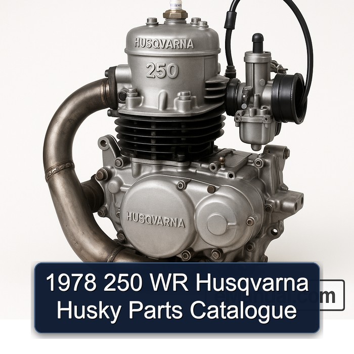 1978 250 WR Husqvarna Husky Parts Catalogue