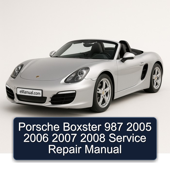 Porsche Boxster 987 2005 2006 2007 2008 Service Repair Manual